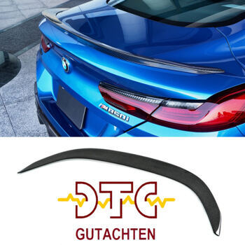 Heckspoiler D-Type Carbon BMW 8er G15 Coupe M850i 840i F92 M8 Hecklippe + DTC CH Gutachten