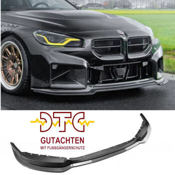 Frontspoiler C-Type Carbon Look BMW M2 G87 Frontlippe + DTC Fußgängerschutz CH-Zulassung
