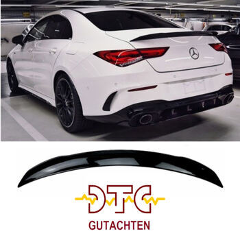 Heckspoiler AMG Typengutachten DTC Schwarz Glanz Mercedes CLA W118 C118 CLA35 CLA45