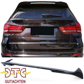 Dachspoiler C-Type Schwarz Glanz BMW X5 F15 F85 X5M Heckspoilerlippe + DTC CH Gutachten