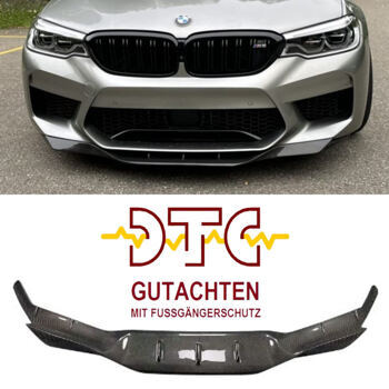Frontspoiler R-Type Carbon BMW F90 M5 Frontlippe DTC GUARDS FUSSGÄNGERSCHUTZ