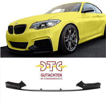 Frontspoiler P-Typ MIT DTC FUSSGÄNGERSCHUTZ - BMW 2er F22 F23 M-Paket