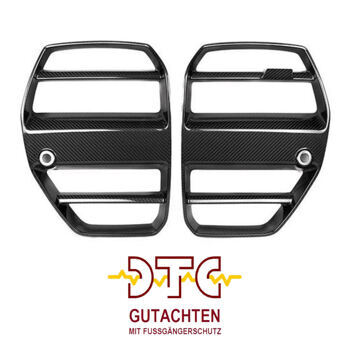Grillnieren ST Carbon Fiber BMW M4 G82 G83 M3 G80 G81 + DTC Gutachten Fußgängerschutz