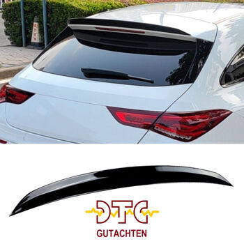 AMG Dachspoiler, schwarz glänzend, Mercedes CLA X118 Shooting Brake + DTC Gutachten