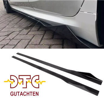 Seitenschweller-Set Carbon-Look BMW 8er G16 Gran Coupé M850i 840i F93 M8 Schweller + DTC Gutachten