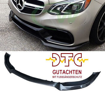 Frontlippe B-Typ MIT DTC GUARDS FUSSRASTENSCHUTZ Carbon Mercedes W212 E63 AMG