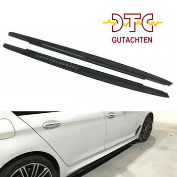 Schweller P-Typ Performance Schwarz Glanz BMW 5er G30 G31 M-Paket M5 F90 + DTC Gutachten