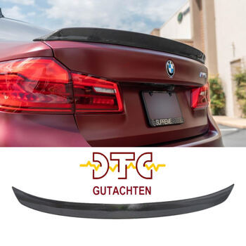 Heckspoiler D-Type Carbon mit DTC CH Gutachten BMW 5er G30 M5 F90 Hecklippe 3D Design