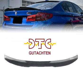 Heckspoiler PSM-Typ Carbonoptik lackiert BMW 5er G30 M5 F90 Heckspoilerlippe + DTC CH Gutachten