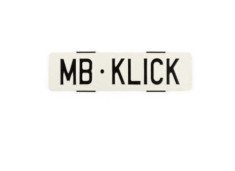 MB Klick Kennzeichenhalterung