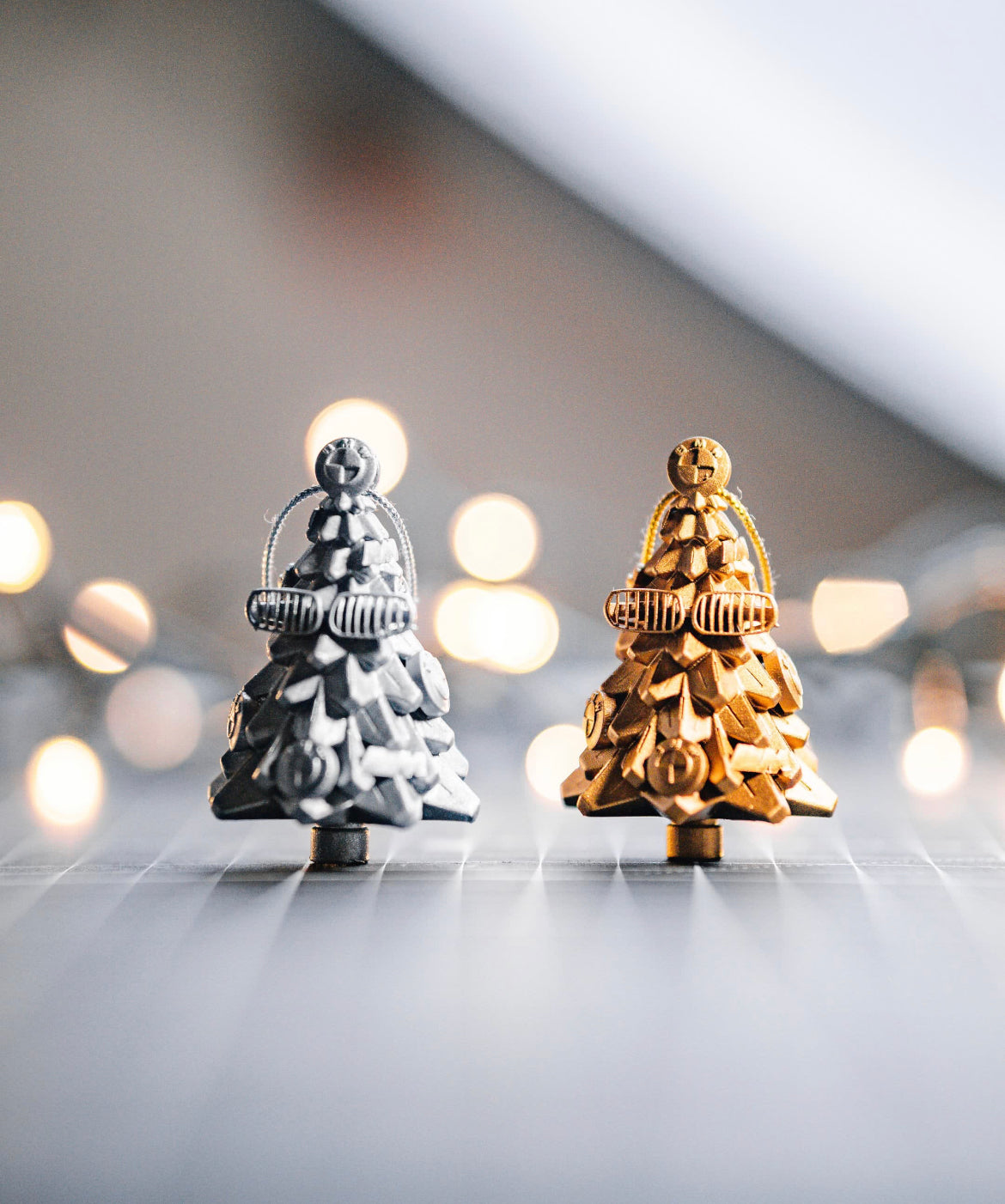 3D gedruckte BMW Tannenbaum Ornamente