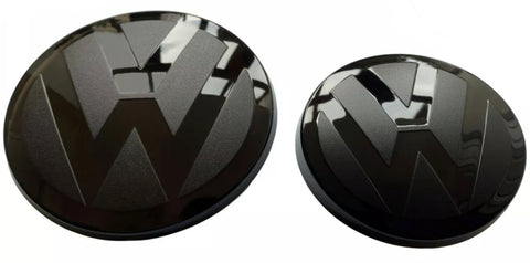 VW Embleme in Schwarz (vorne + hinten) - tuning-deals.com