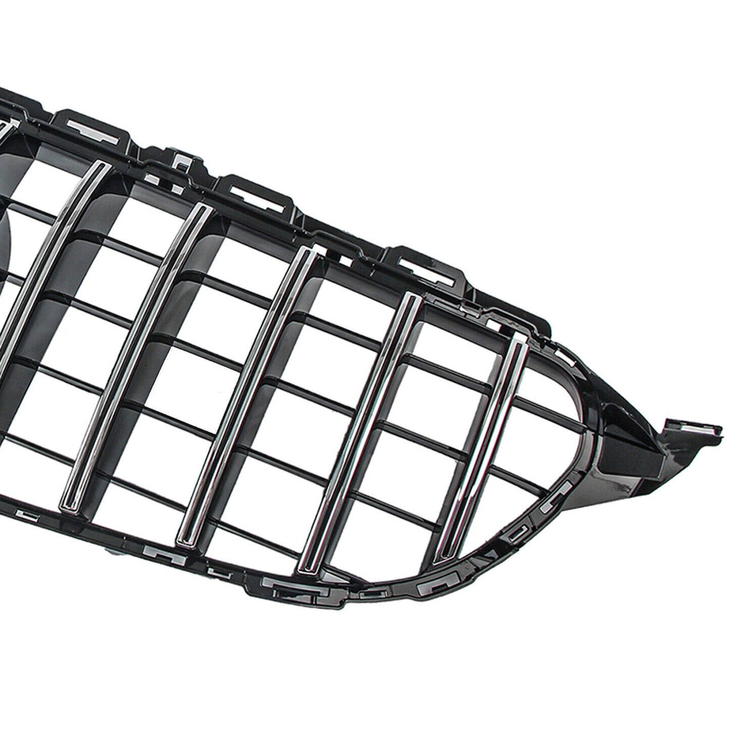 GT Panamericana Grill passend für Mercedes C-Klasse W205 13-18 silver schwarz