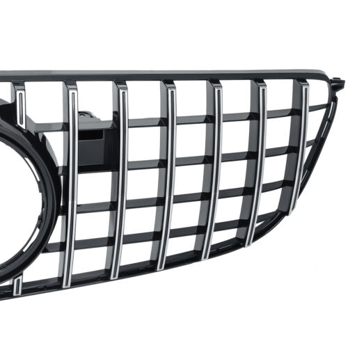 GT Panamericana Grill passend für Mercedes GLS X166 2015-19 silver schwarz