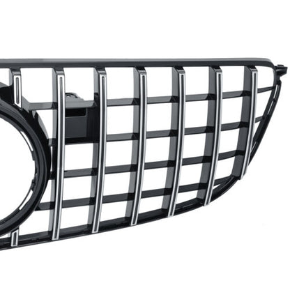 GT Panamericana Grill passend für Mercedes GLS X166 2015-19 silver schwarz
