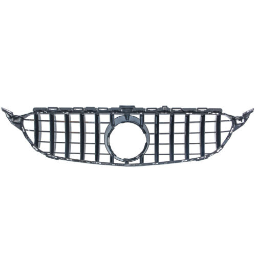 GT Panamericana Grill passend für Mercedes C-Klasse W205 13-18 silver schwarz