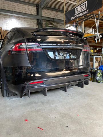 Tesla Model X Carbon Diffuser